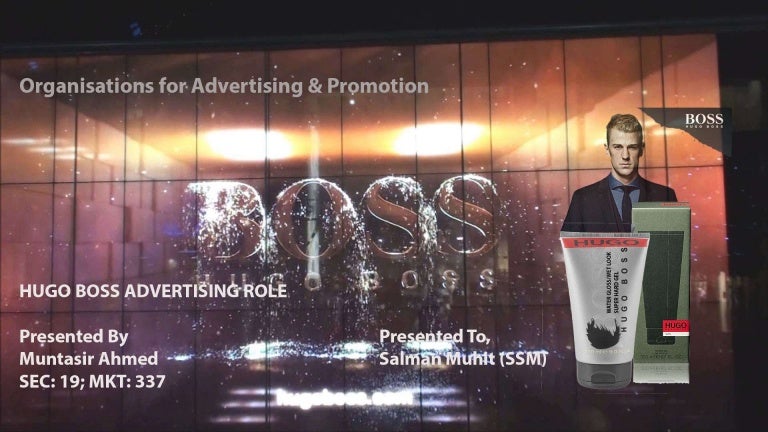 promo hugo boss