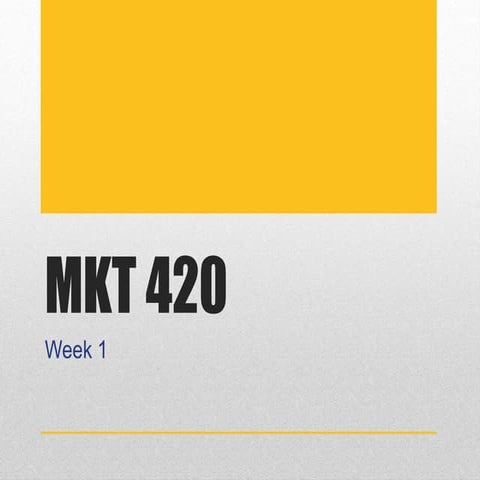 MKT 420 Search Engine Optimization Week 4
