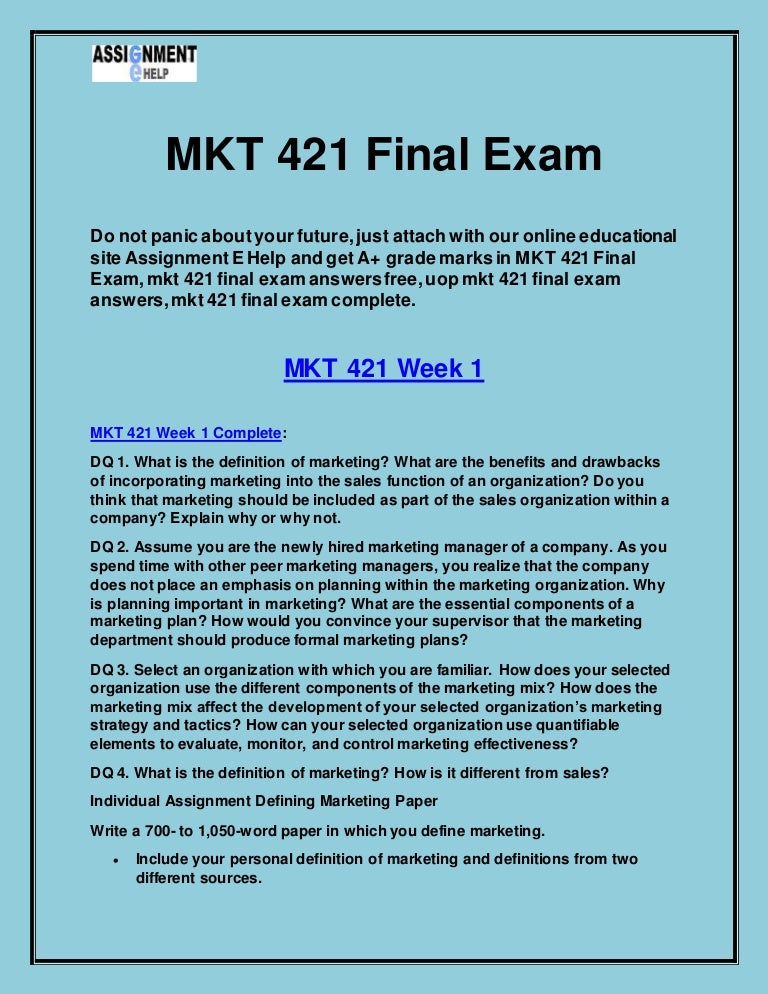 MKT-101 Examengine