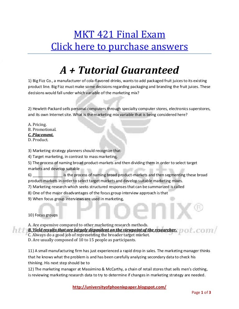MKT-101 Prüfungs-Guide