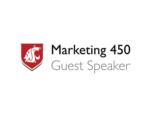 Marketing 450 Guest Lecture