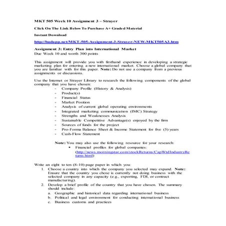 Hrm 500 assignment 4 week 10 | DOCX