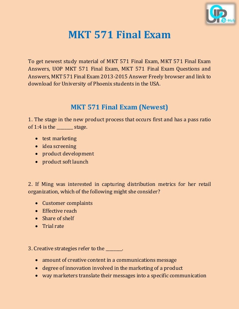 MKT-101 Online Tests
