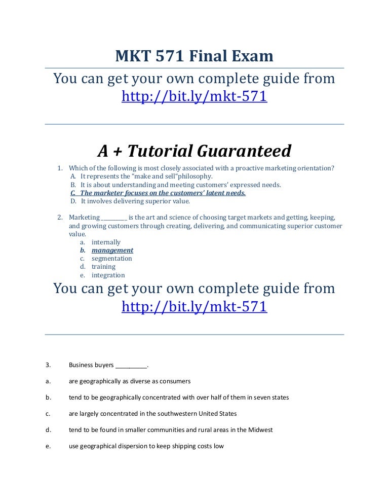 MKT-101問題無料