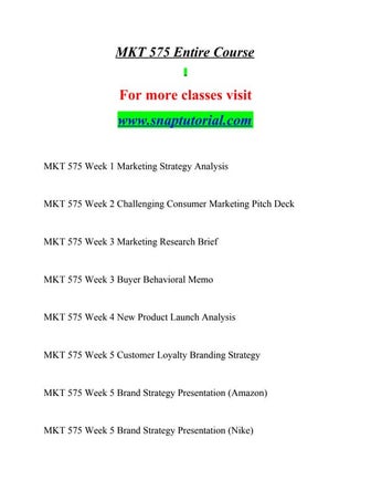 MKT 575   Exceptional Education - snaptutorial.com