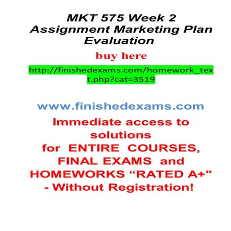 Mkt 450 week 2 team assignment international marketing plan mission ...