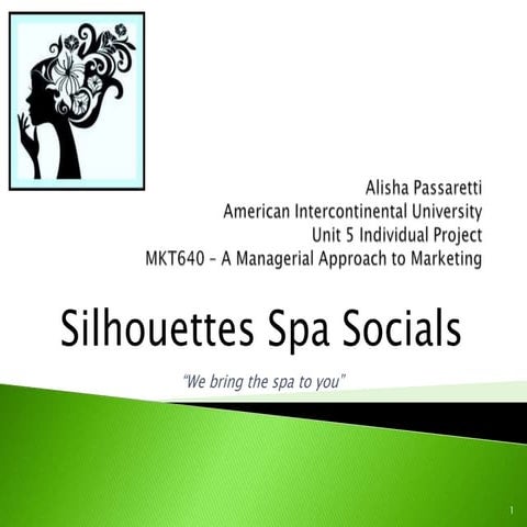 Silhouettes Spa Socials Marketing Strategy