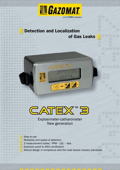 Mkt bro catex3 gas detection