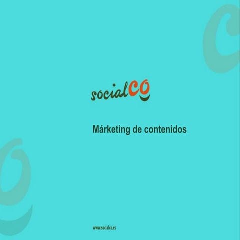Márketing de contenidos (para ONG)