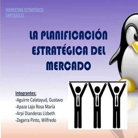 Cap11: LA PLANIFICACION ESTRATEGICA DEL MERCADO | PPTX