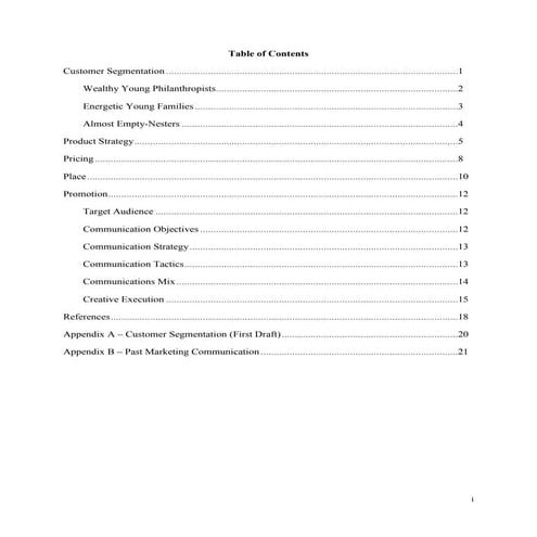 Mktg 317 Assignment 2 Group 6 G Docx