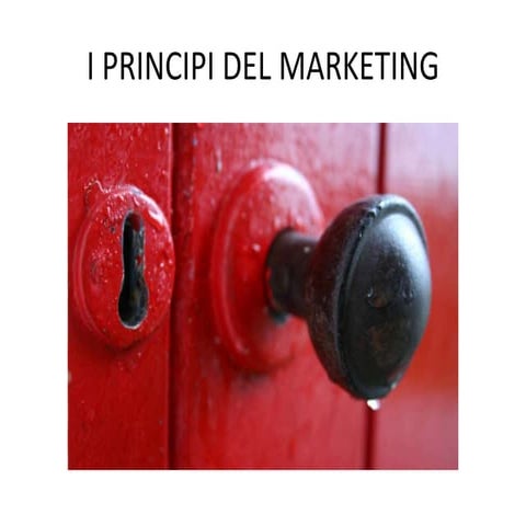 I principi del marketing