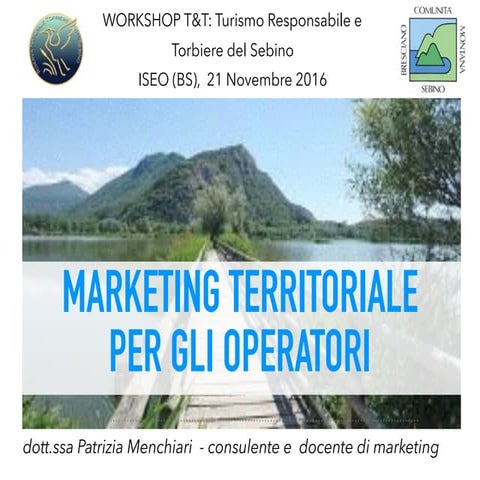 Mktg territoriale e turismo responsabile 