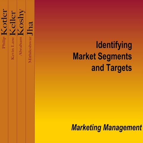 Identify Marketing Segment and Target | PDF