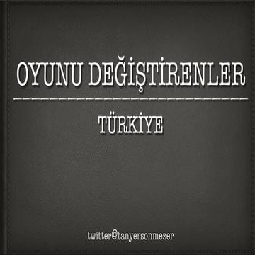 Mktng 2014 tanyer sonmezer oyunu degistirenler