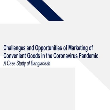 Challenges and Opportunities of Marketing of Convenient Goods in the ...