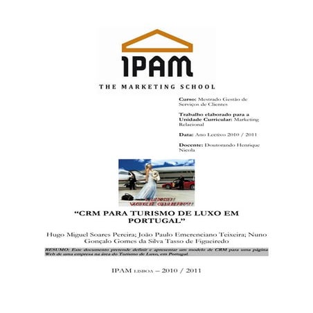 Mkt relacional semestre 21.01.2011