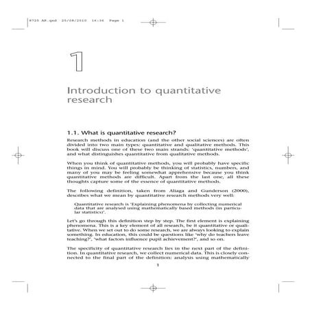 Marketing Research: Quantitative Research(data - survey)