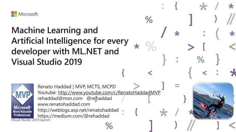 visual studio 2019 machine learning