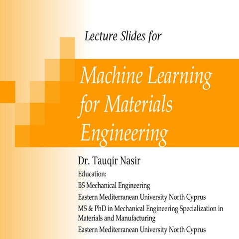 Machine Learning and Materials Informatics for Advanced Materials ...