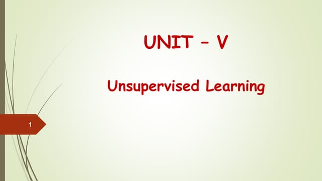 For iiii year students of cse ML-UNIT-V.pptx