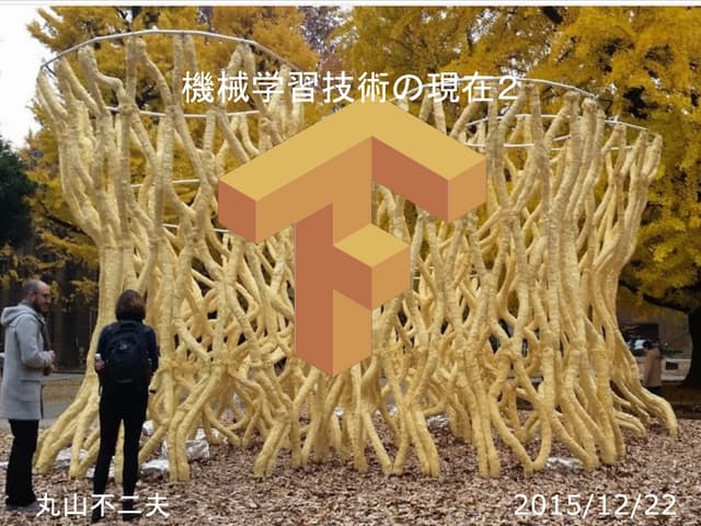 機械学習技術の現在＋TensolFlow White Paper