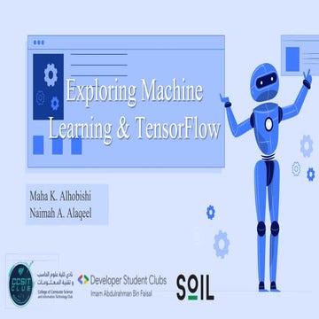 Explore The Machine Learning and TensorFlow