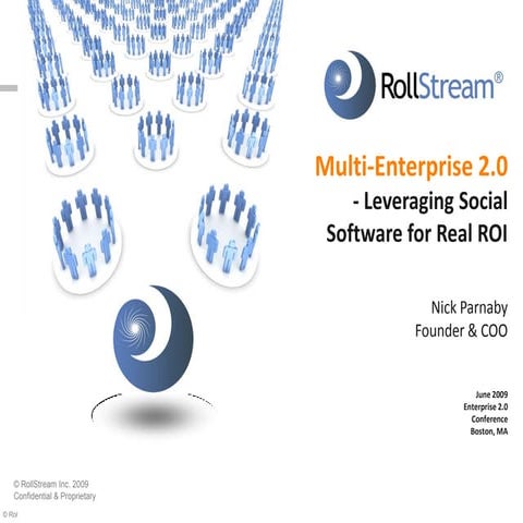 Multi-Enterprise 2.0 - Leveraging Social Software for Real ROI