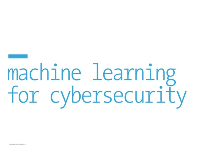 Jim Geovedi - Machine Learning for Cybersecurity