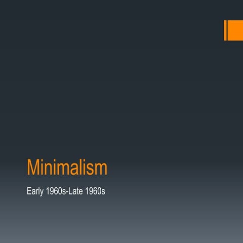Ml&a minimalism presentation (final version)