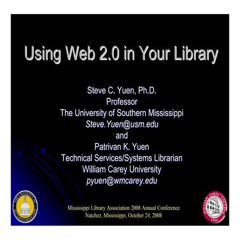 Using Web 2.0 in Your Library