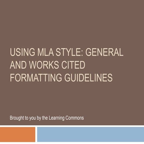 MLA Foundational Studies