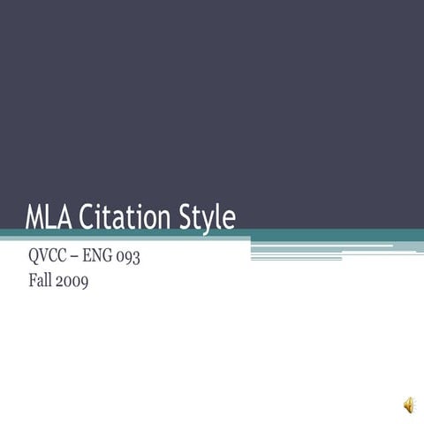 Mla Citation