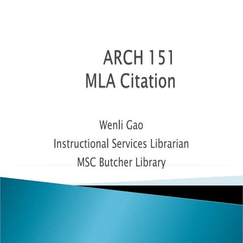 Mla citation