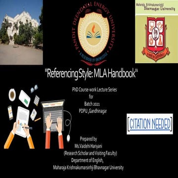 MLA Style Citation in detail