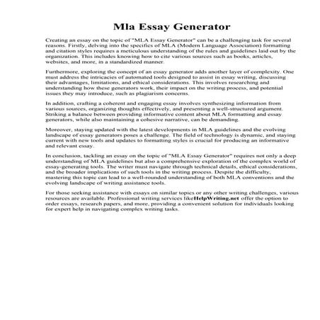Mla Essay Generator.pdf
