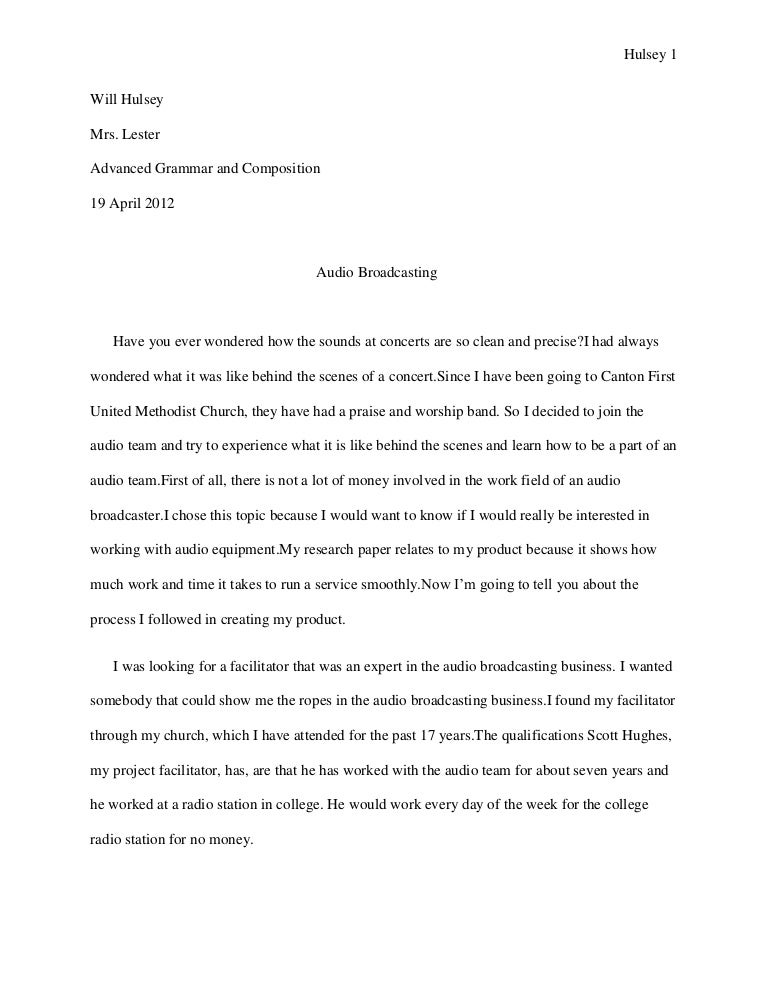 College essay psychology