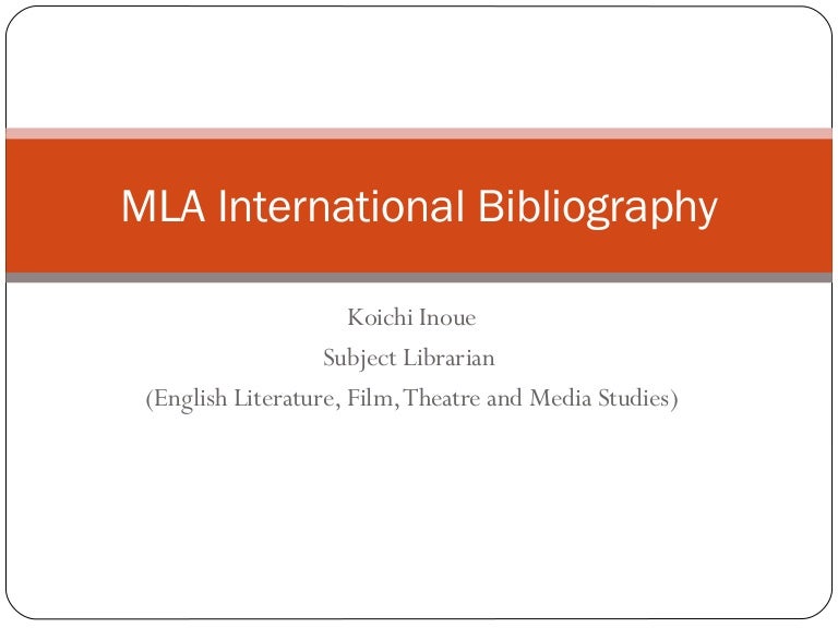 Understanding the mla international bibliography an online course picture