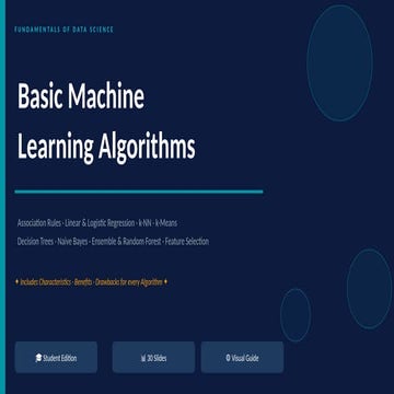 ML_Algorithms_Complete with Deep Learning | PPTX