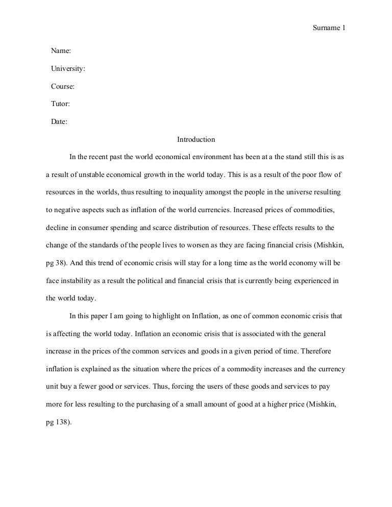 Essay On Science And Society Help Writing A Annotated Bibliography also Writing A Business Plan To Support A Cardiac Service Mla Style Essay One Aspect Of The Current Economic Crisis Thesis Example For Compare And Contrast Essay