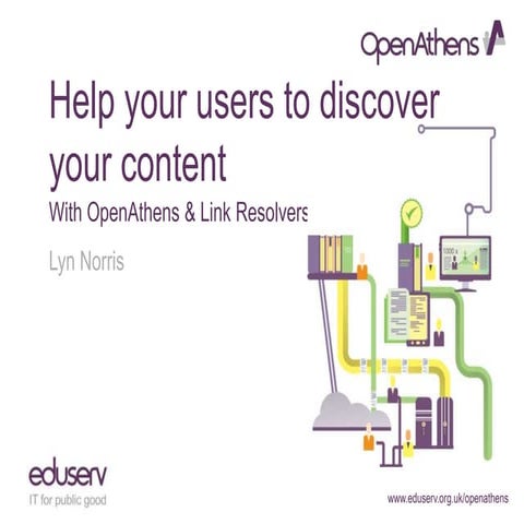 Help your users to discover your content with OpenAthens and Link Resolvers