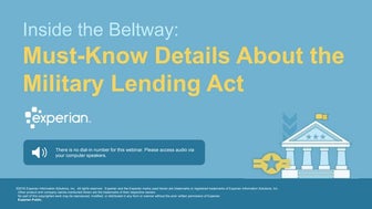 Must-Know Details About the Military Lending Act