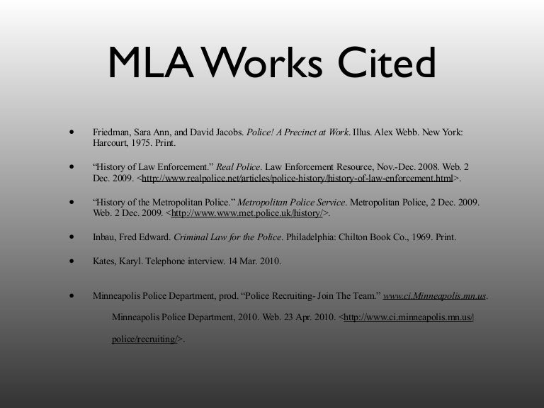 mla works cited part 2 what is a mla style