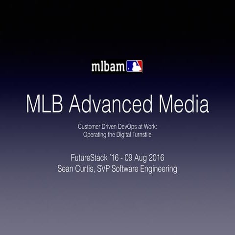 Customer Driven DevOps at Work: Operating the Digital Turnstile [FutureStack1...