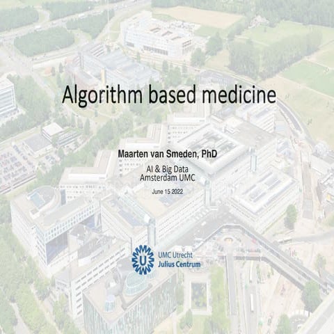Algorithm based medicine