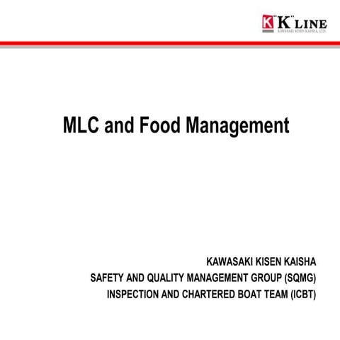 mlc-and-food-management-ppt
