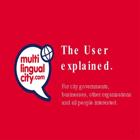 Mlc The User Explained