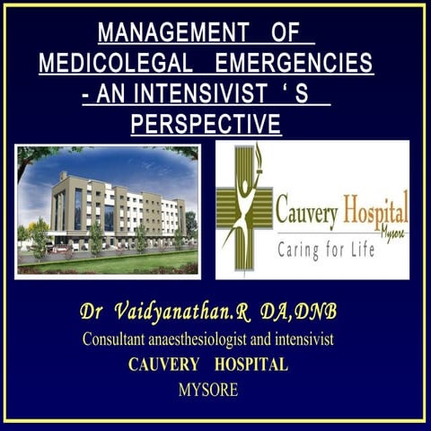 MEDICOLEGAL EMERGENCIES