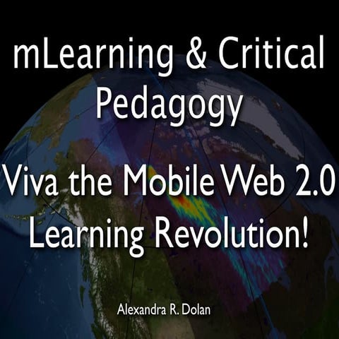 M Learning Welcome to the Mobile Web