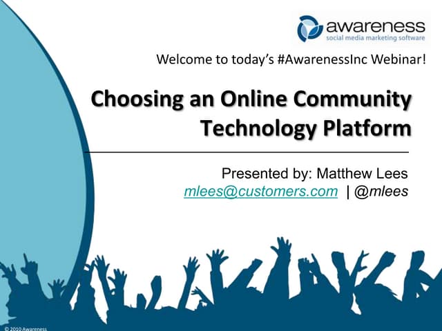 Choosing A Community Platform Provider For Your Organzation